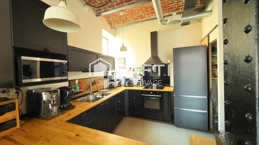 Vente Appartement Loft avec cachet 106 m2 - 2 ch - Balcon -  parking Tourcoing