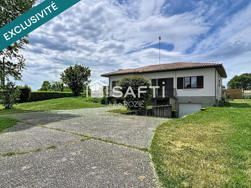 À Castelnau, maison de 120 m², 4 ch, garage et sous-sol.