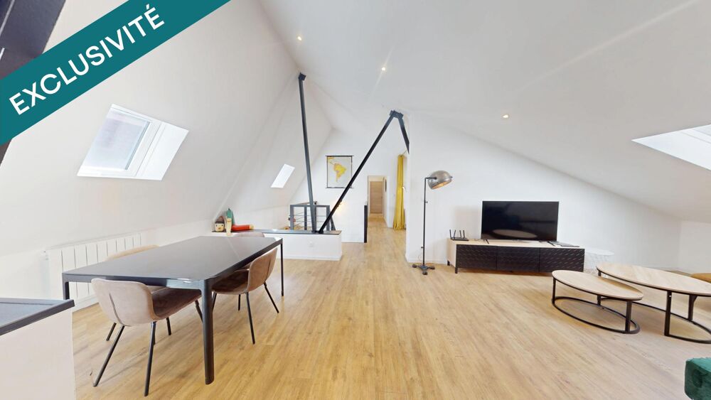 Vente Appartement Cernay – Duplex 115 m² entièrement rénové – Esprit loft industriel Cernay