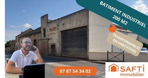 BATIMENT INDUSTRIEL 200 M2 105500 79300 Bressuire