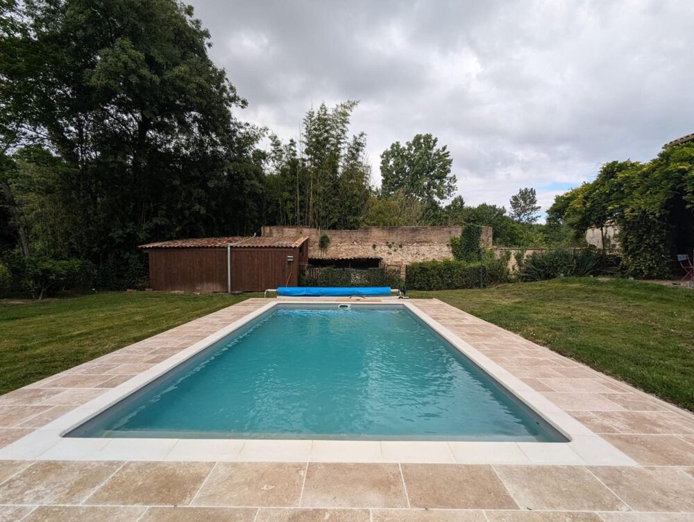 Vente Maison Girondine complètement rénovée avec piscine et panneaux  solaires à 5 min de l'accès autoroute Marmande