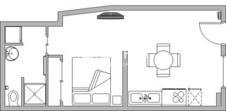  Appartement � louer 1 pi�ce 30 m�