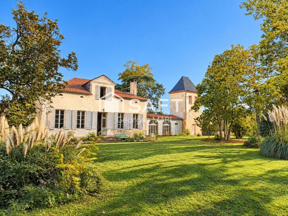 Vente Maison NOGARO CENTRE – PROPRIÉTÉ HISTORIQUE DE 347 M², PARC DE 8 911 M² ET POTENTIEL EXCEPTIONNEL ! Nogaro