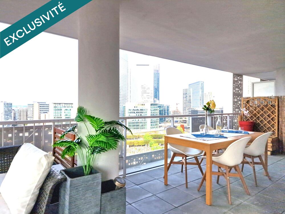 Vente Appartement 2e chambre possible (Voir Plans). Terrasse, Vue. Puteaux