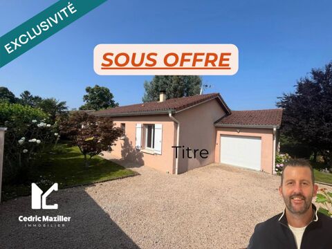  Maison plain-pied 6 pièces Terrain 760 m² Maison - 6 pièce(s) - 100 m²
