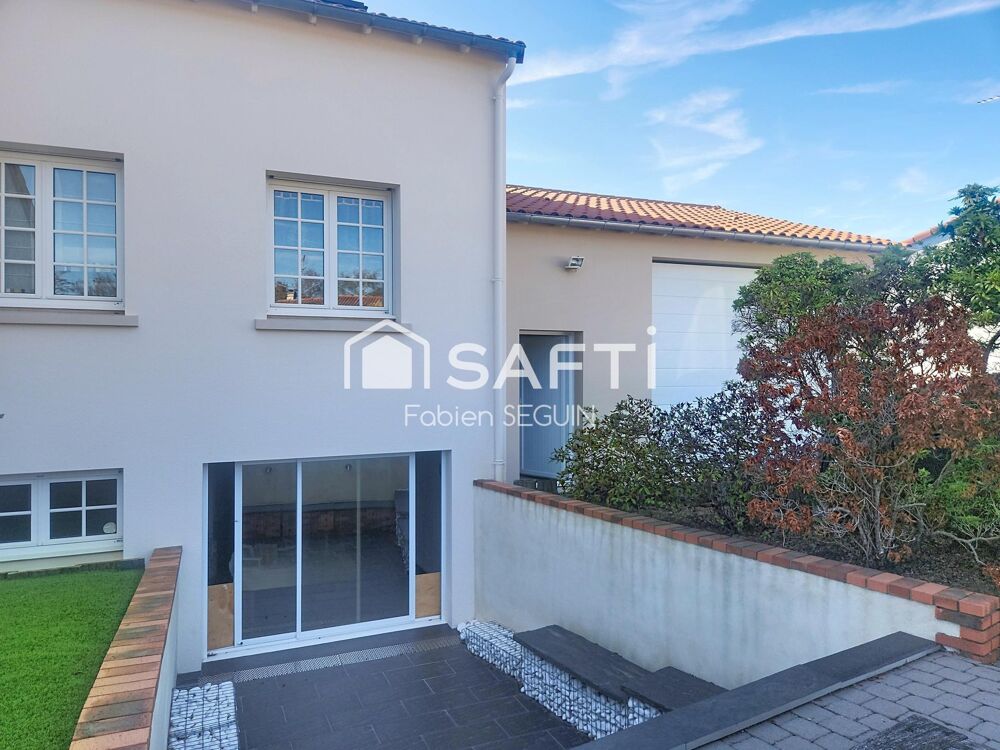 Pavillon familial 4 chambres, bien entretenu, grand garage, sur un beau terrain clos