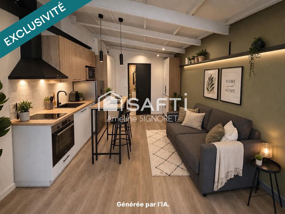 Studio à rénover et aménager selon vos goûts