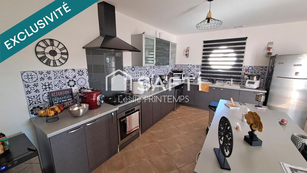 Pavillon plain pied, 4 chambres, garage