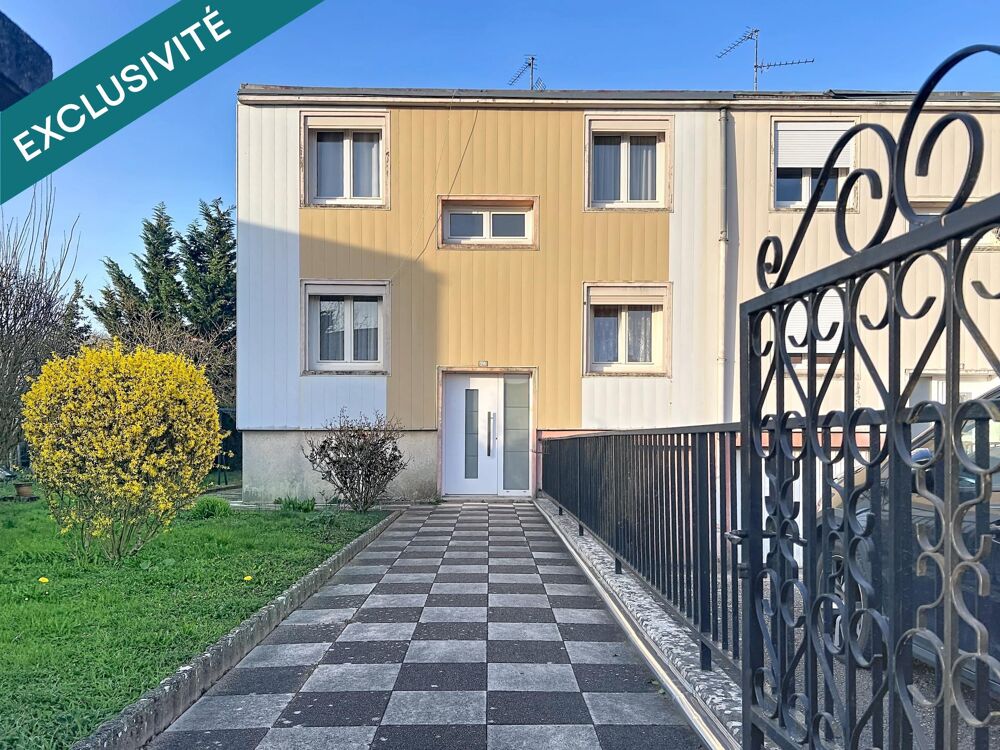 En exclusivité  Maison 97 m²  4 chambres  Bureau  Jardin  Guénange