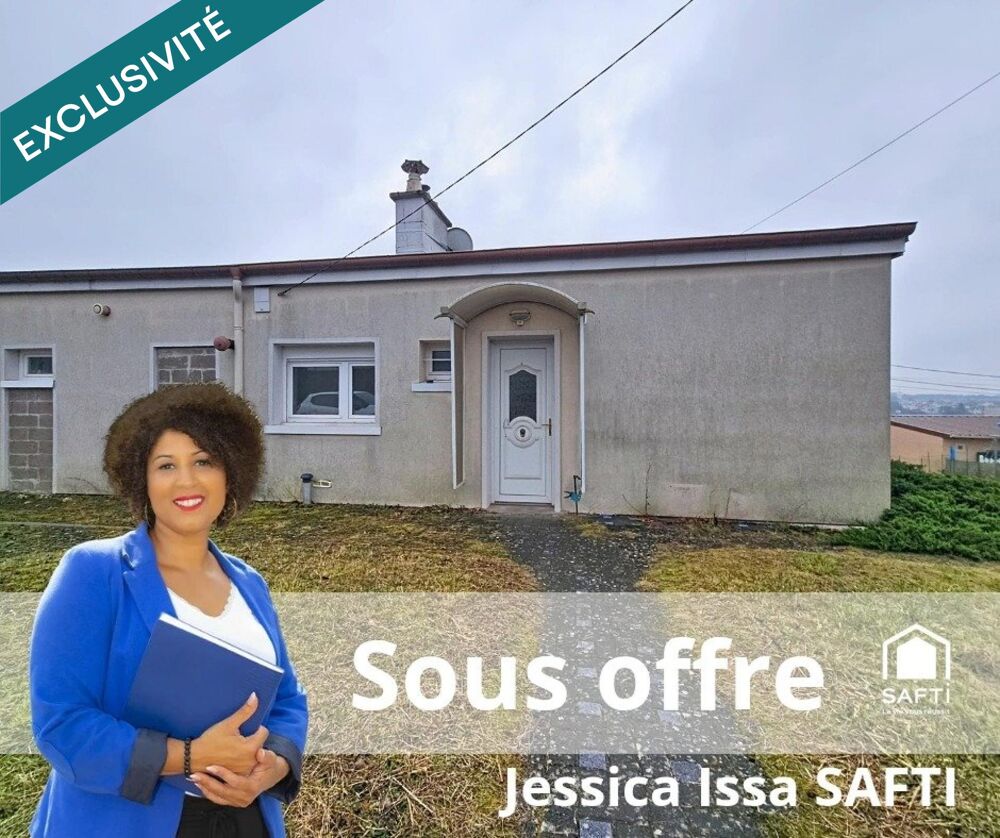 Maison de 66m2 de plain-pied avec grand jardin.