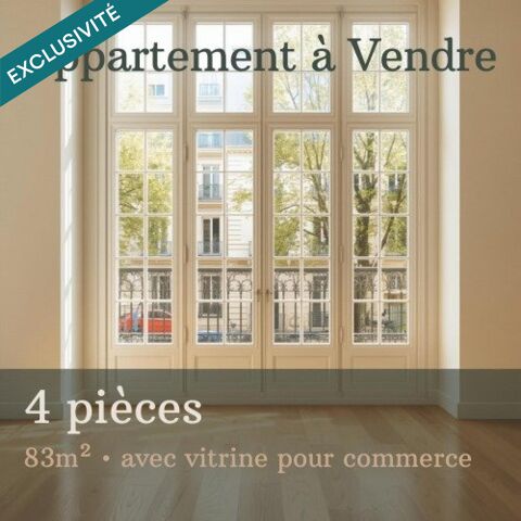   Appartement de 83 m� avec surface commerciale vitr�e Appartement - 4 pi�ce(s) - 83 m�