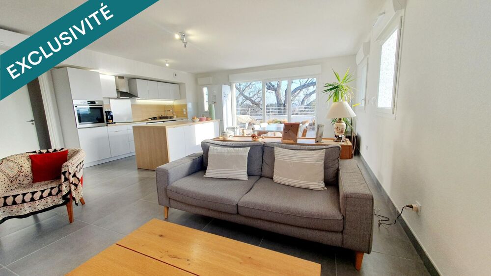 Appartement 105 m2 - pièce de vie avec cuisine ouverte - 1 suite parentale - 2 chambres - 2 salles de bains - 2 grandes terrasse