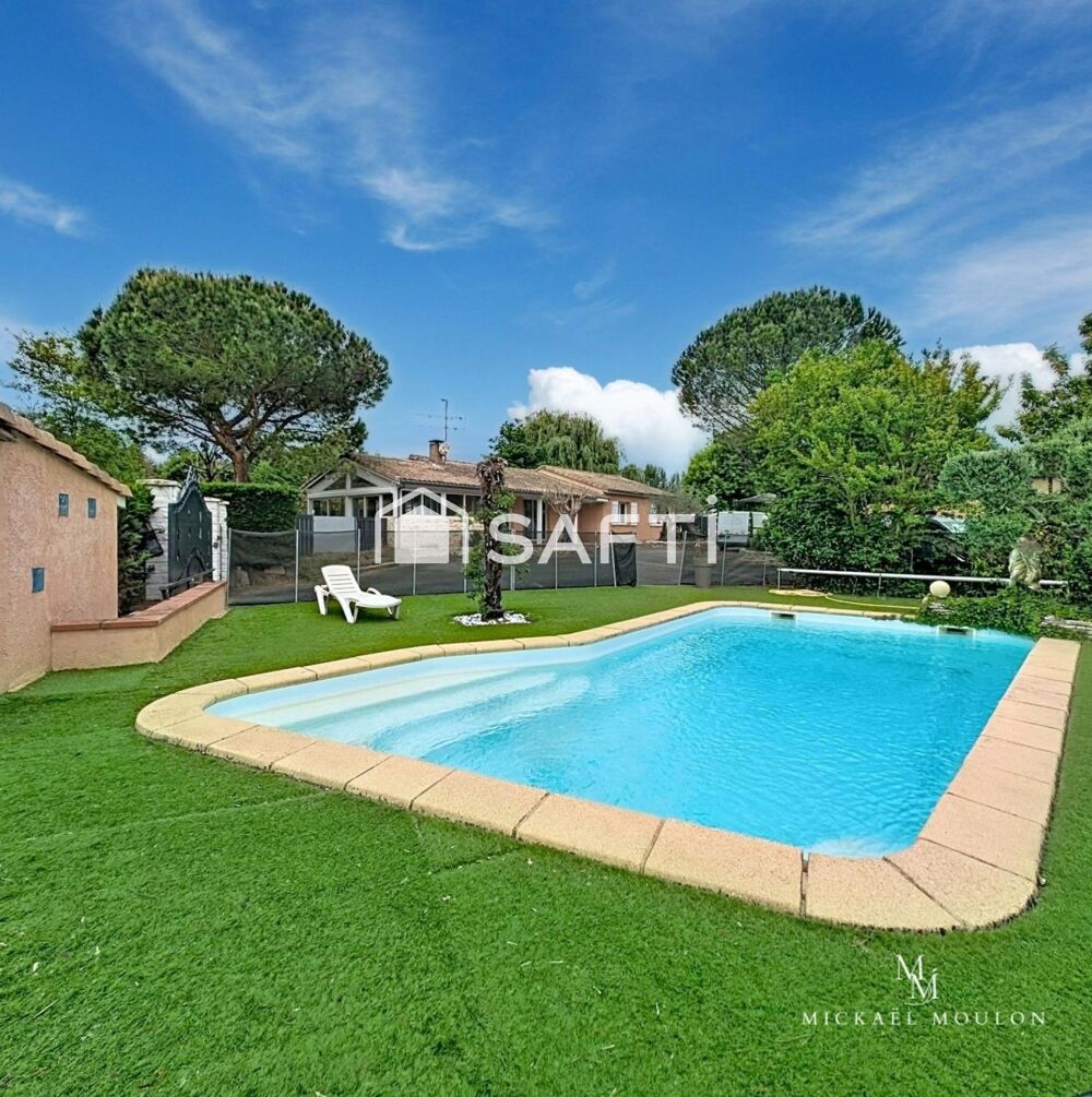 Maison avec piscine + grand espace aménagé