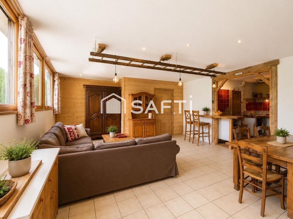 Vente Appartement T4 dans un chalet de montagne avec jardin (environ 300m2) sur une parcelle de 7 687m2, à 5 minutes en voiture du centre. Villard-de-lans