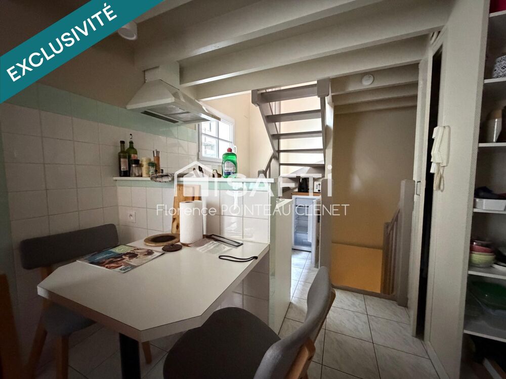T2 en triplex vendu loué, secteur Saint Serge.