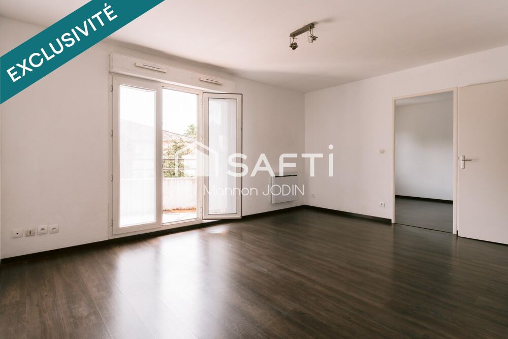 Appartement F2 avec balcon, cave et parking