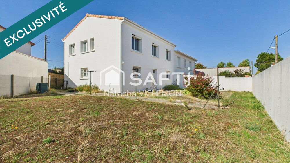 Quartier du stade à 950m de la plage, maison 4 chambres et 53m² de potentiel