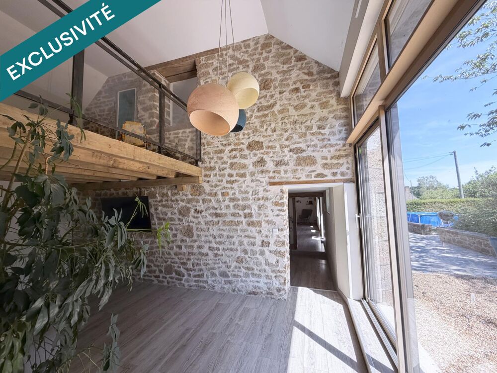 Vente Maison Exclusivité – Maison de caractère en pierre au cœur de la campagne Landivy