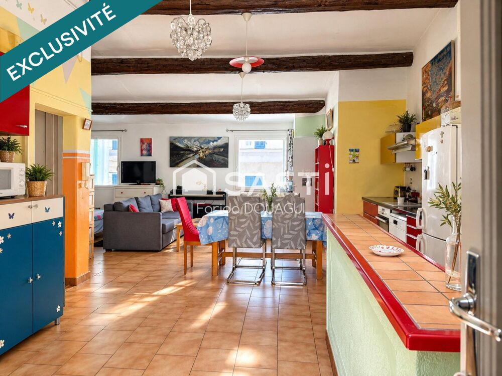 Vente Appartement Grand T2 - 3ème et Dernier étage sans ascenseur - 50m du Vieux Port - Balcon Marseille 1