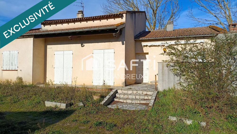 Maison de 112m² sur grand terrain à Grépiac