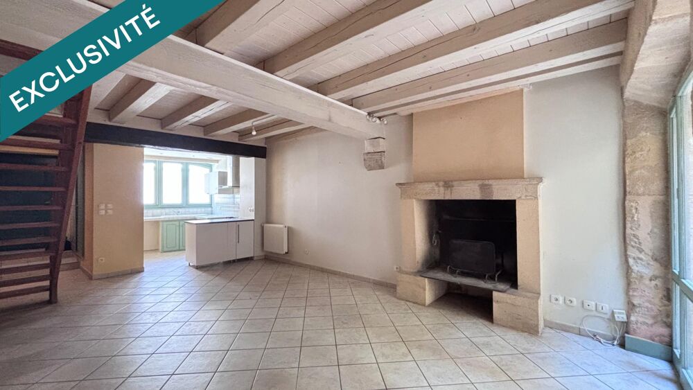 Maison de ville avec un extérieur, 3 chambres, bureau