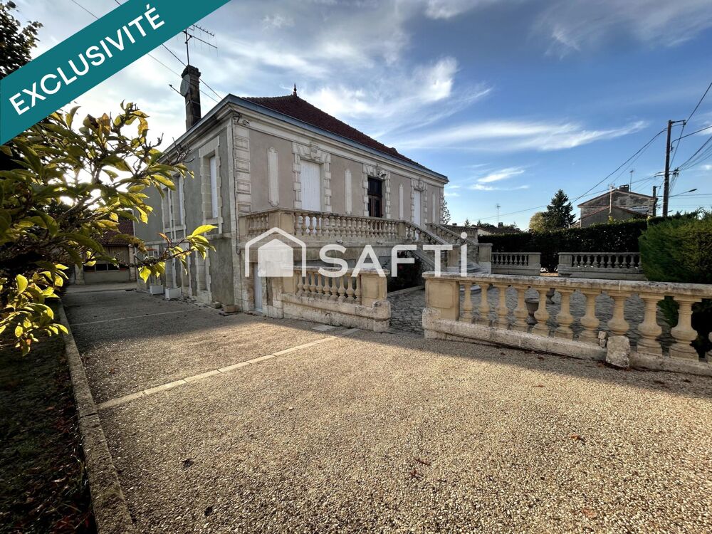 Vente Maison MAISON DE CARACTÈRE DE 1906 AVEC BEAUX VOLUMES  6 CHAMBRES ET GRAND GARAGE Voeuil-et-giget