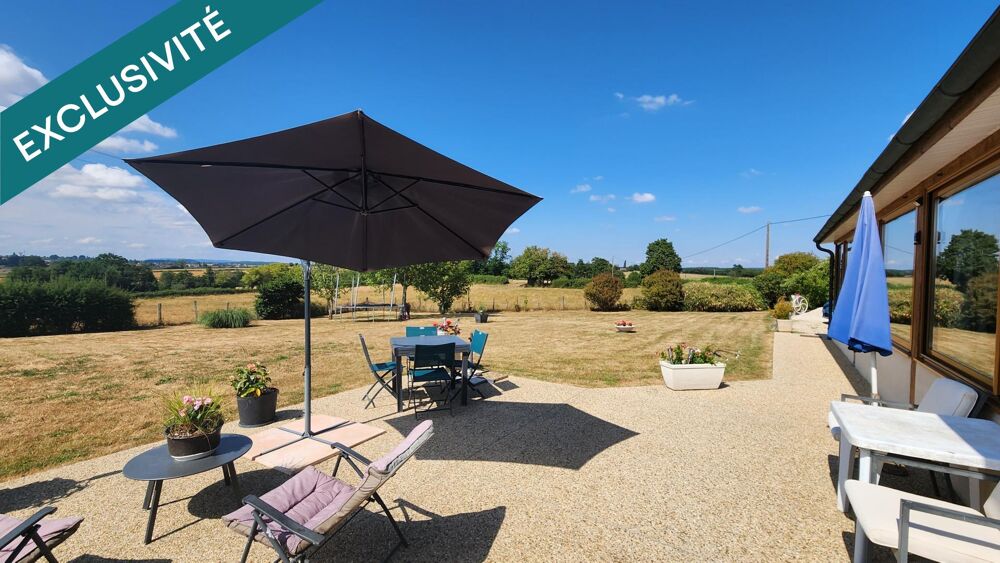 Panorama champêtre, voisinage éloigné mais village proche : une demeure de caractère où qualité de vie et/ou activité de chambre