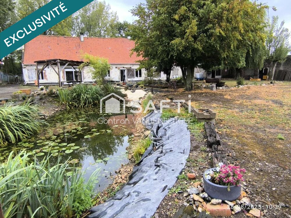 CALME ET POTENTIEL EXCEPTIONNEL ! Plain-Pied de 145 m² sur 2381 m² à Zouafques