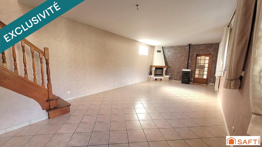 MAISON T6 de 143m² en CENTRE VILLE avec commodités de plain-pied, grande terrasse et accès véhicule
