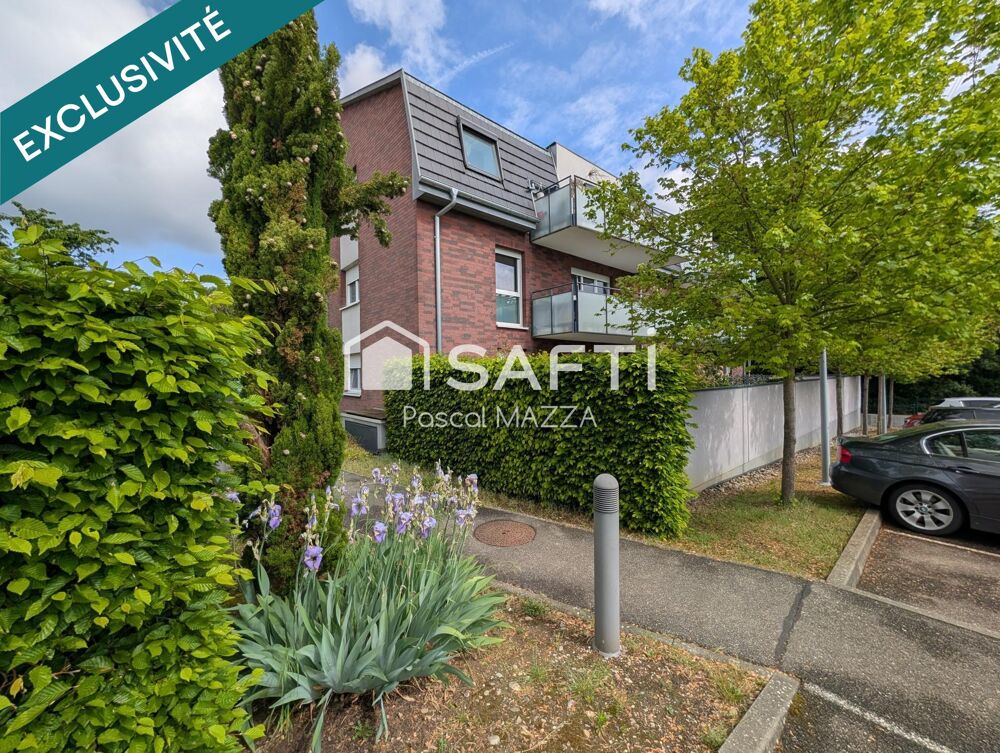 3p moderne avec grande terrasse, garage et parking