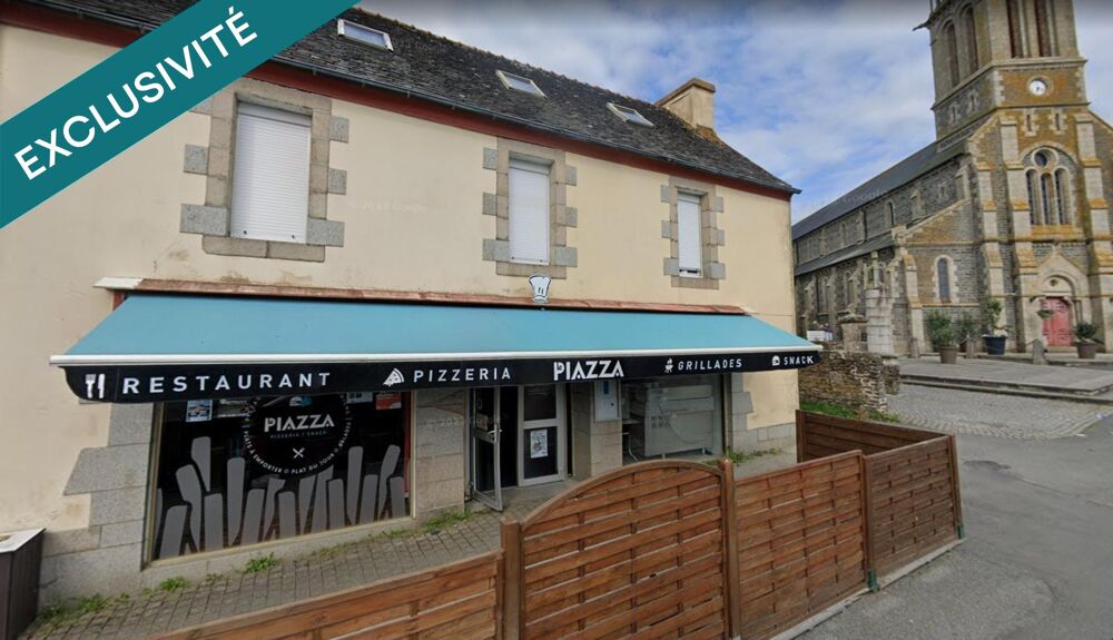 Vente Immeuble Immeuble de rapport avec local commercial, appartement et cour – Centre-bourg de Taulé Taule
