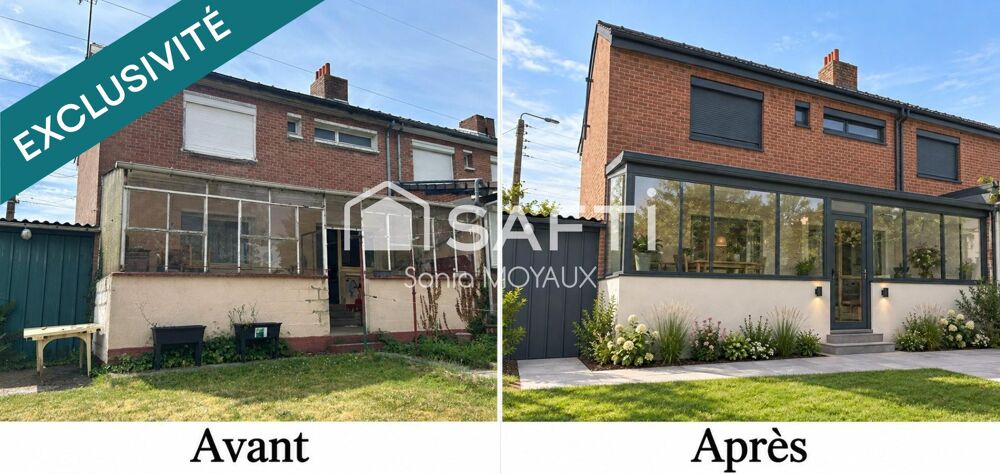 Vente Maison Beau potentiel !! 3 chambres / jardin /double garage Raismes
