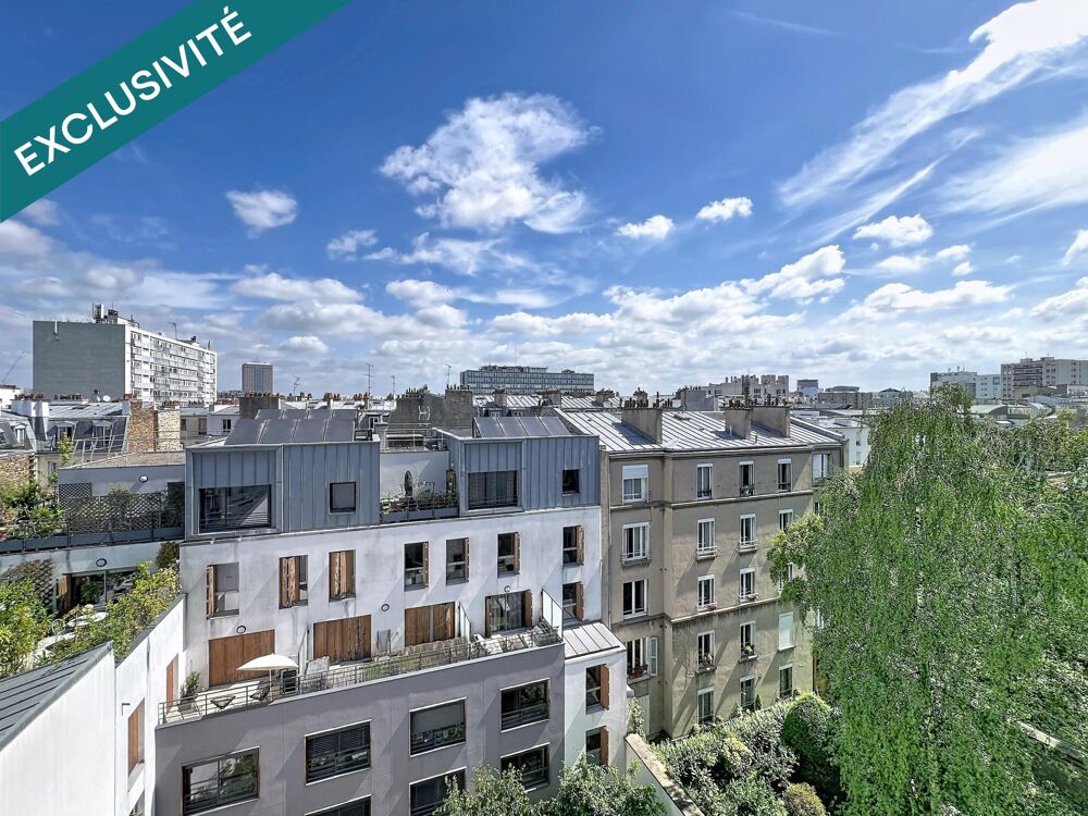 Vente Appartement Vue dégagée sur les toits de Paris - 3 chambres Paris 19