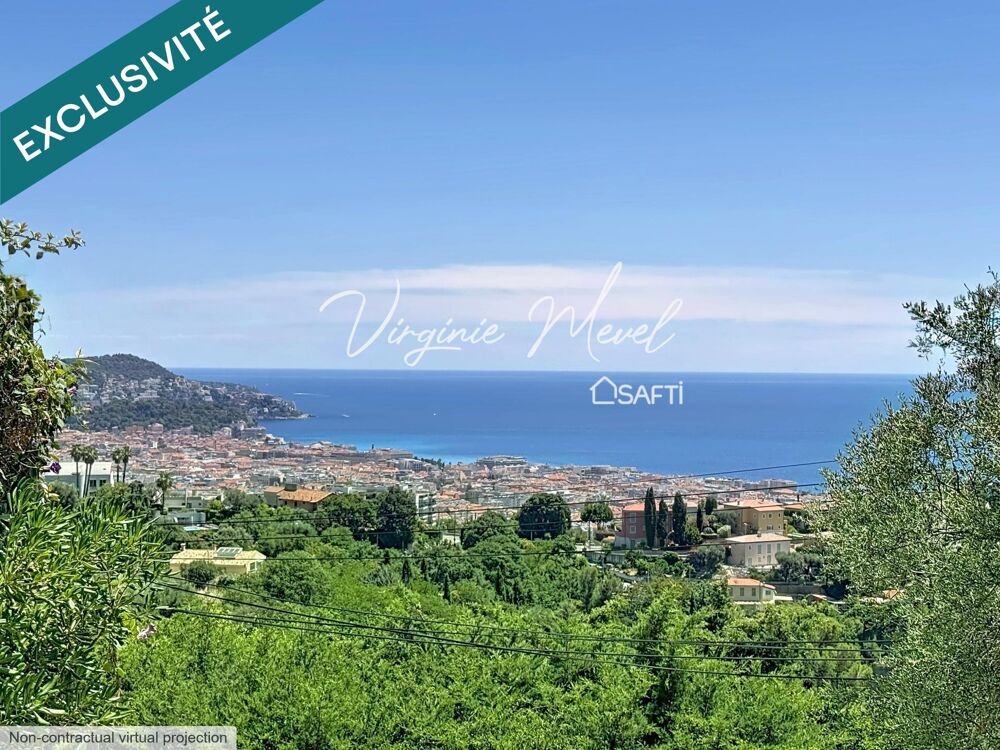 Vente Appartement SAINT PIERRE DE FERIC BELLEVUE • 4 pièces avec jardin, terrasse, vue mer et parking – Un véritable esprit villa ! Nice