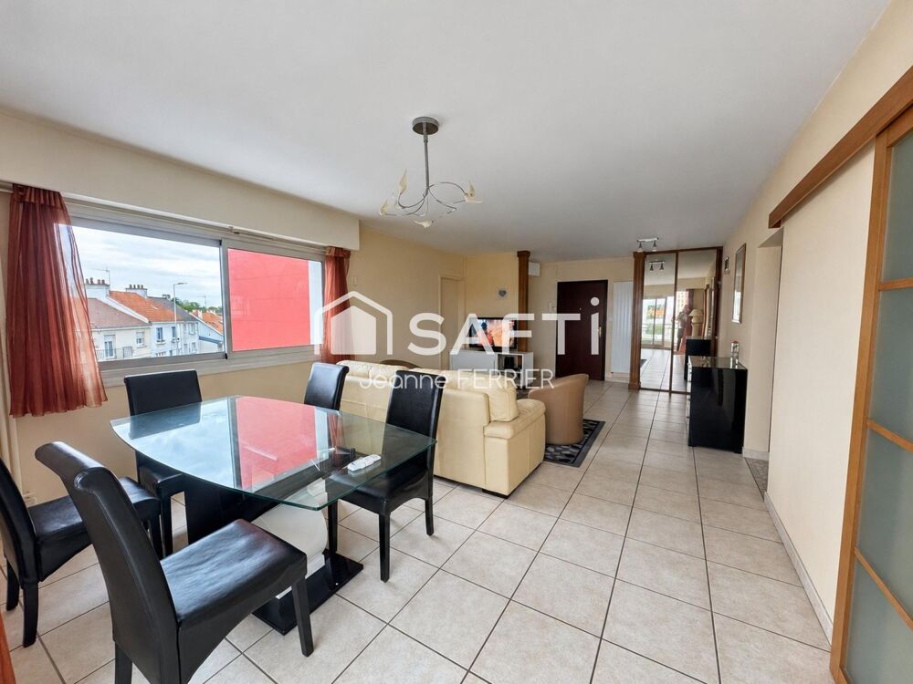 100 m² Beauséjour, 3 chambres, balcon et parking