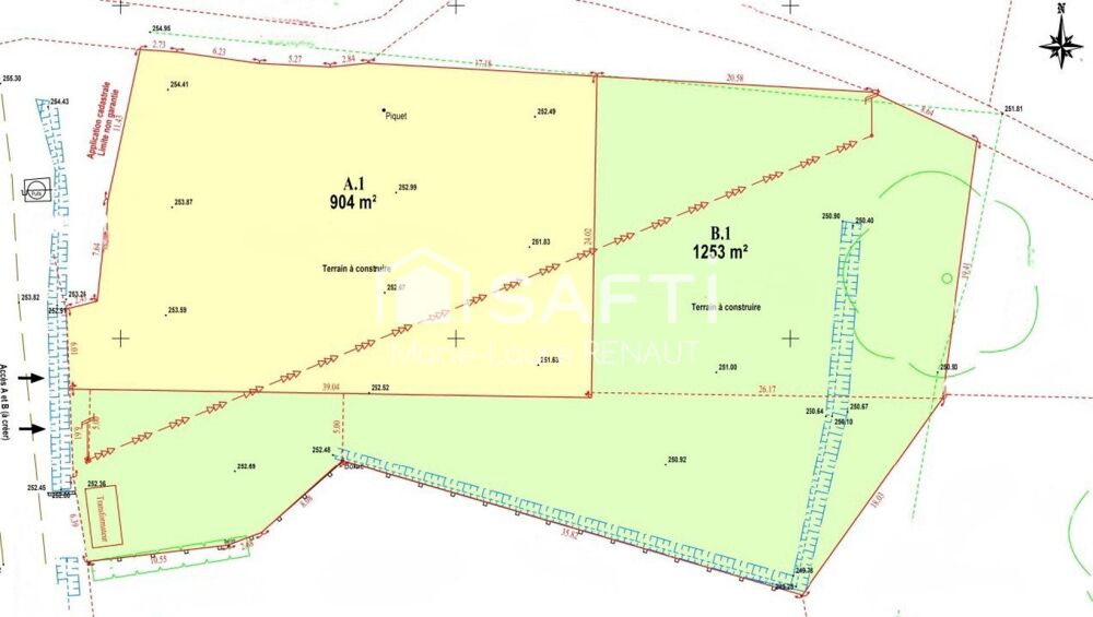 Vente Terrain Terrain de 904m² à la campagne Labessiere-candeil
