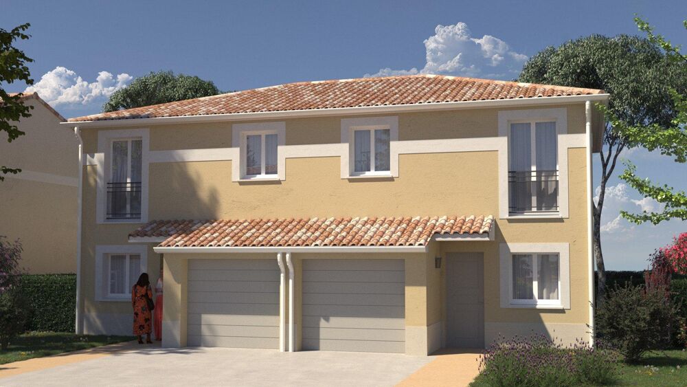 Maison neuve 80 m2 avec 3 chambres, jardin et garage