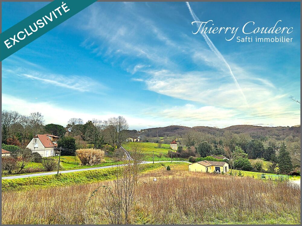 Vente Terrain Terrain avec vue et réseaux à proximité. Carlux