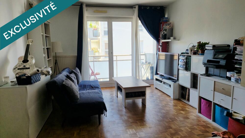 Appartement T3 proche jardin des plantes avec balcon et parking sous terrain