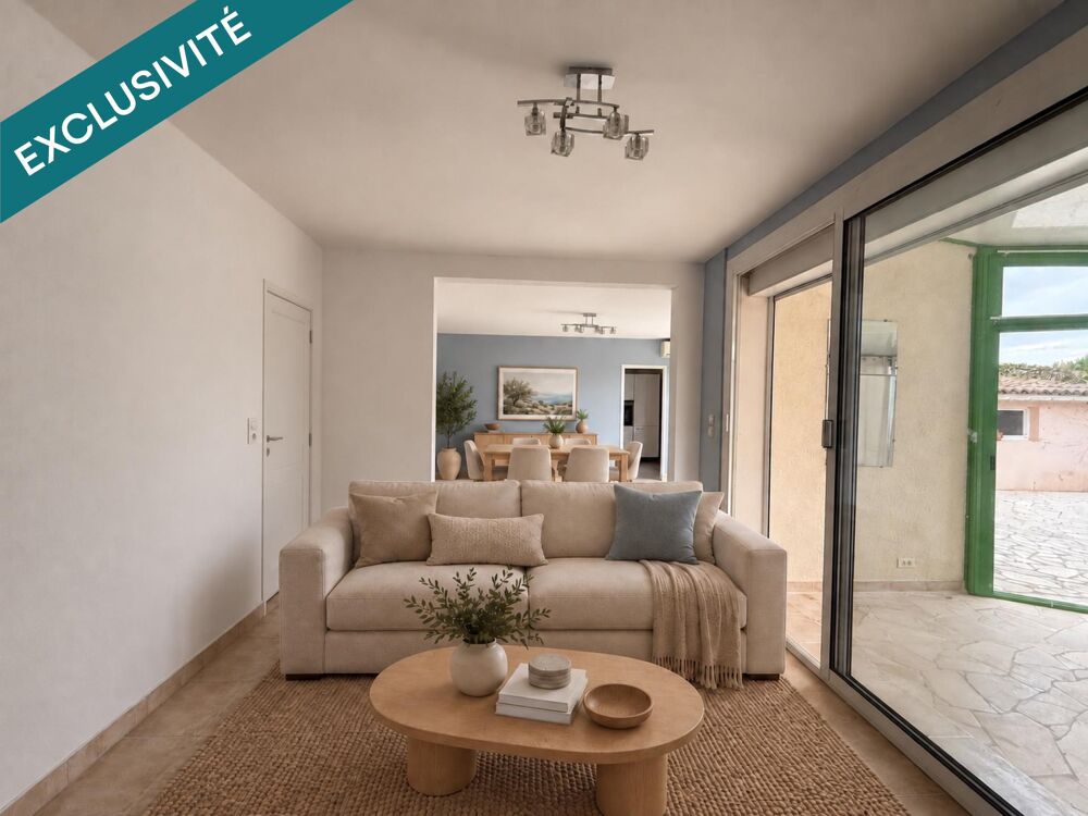 Vente Maison Prête à emménager ! Maison de plain-pied avec piscine, véranda et dépendance Villegailhenc