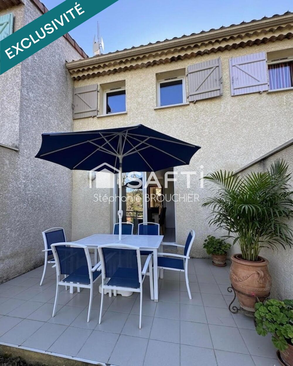 Maison dans copropriété avec piscine