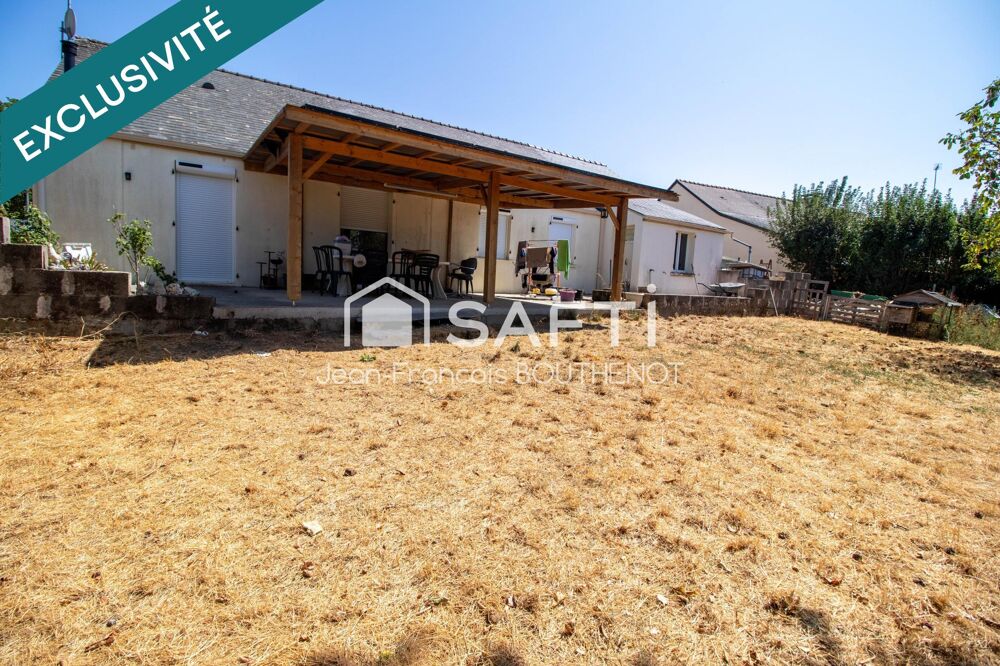 Maison de plain-pied 4 chambres  112 m² sur terrain denviron 900 m²