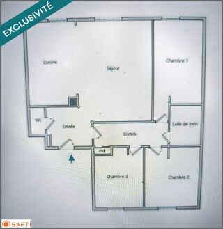  Appartement � vendre 4 pi�ces 82 m�