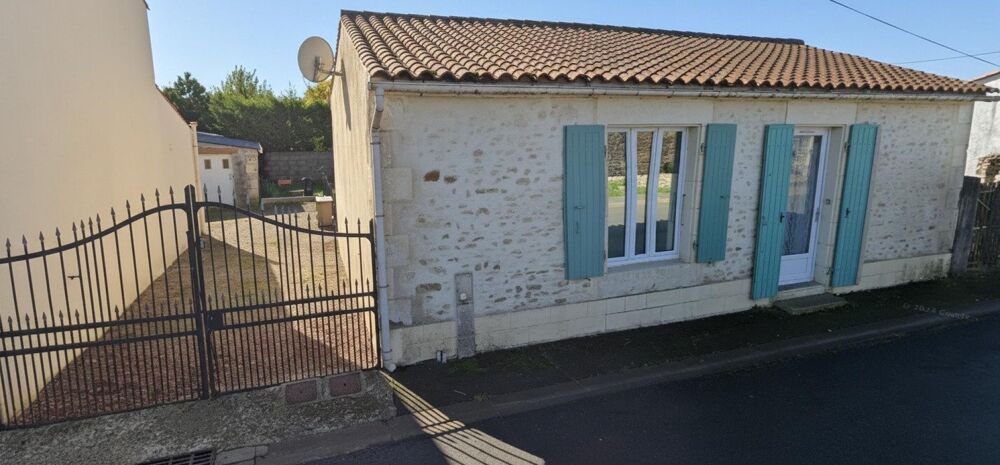 Maison en pierre  70 m² habitables  Garage de 36 m²  Terrain clos sans vis-à-vis À 9 min de Luçon et moins de 15 min des pla