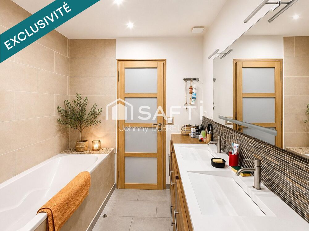PIGNANS - APPARTEMENT DUPLEX T3 AVEC JARDIN DE 400M2, PISCINE HORS-SOL, ABRI JARDIN