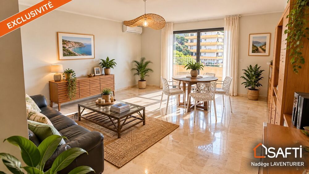 Vente Appartement Ajaccio – Sanguinaires, T4 rénové avec vue mer Ajaccio