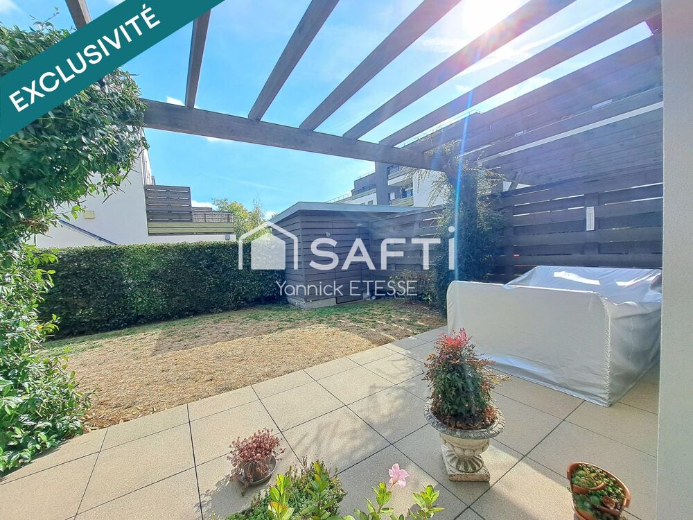 Le confort d'un appartement moderne et le plaisir d'une terrasse sur jardin !