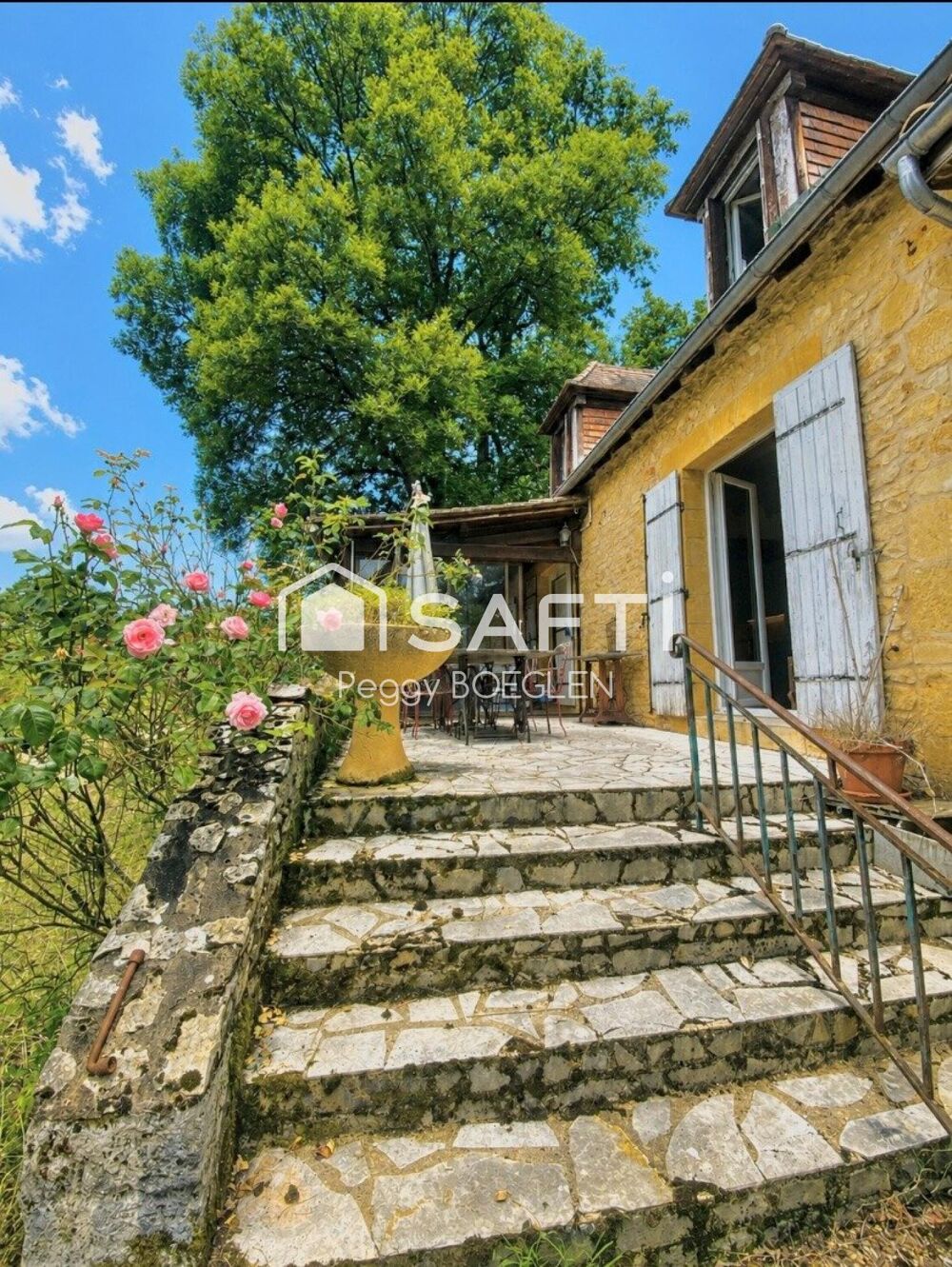 SUPERBE MAISON PERIGOURDINE EN PIERRES DE 1850 A BEAUMONTOIS EN PERIGORD