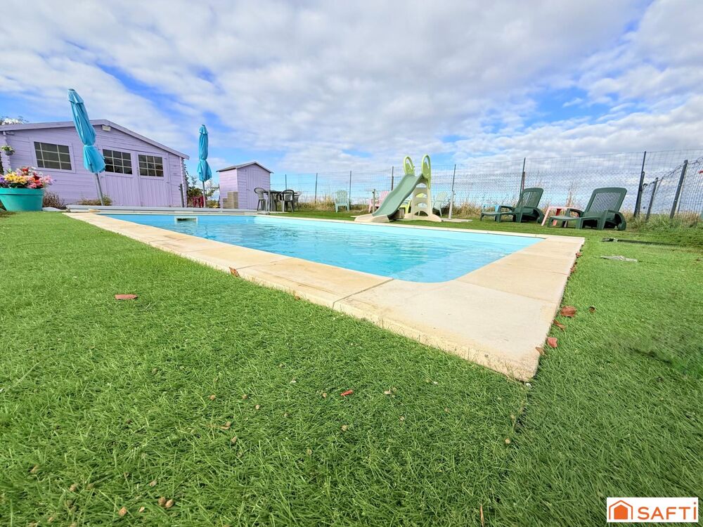 Maison avec sa piscine