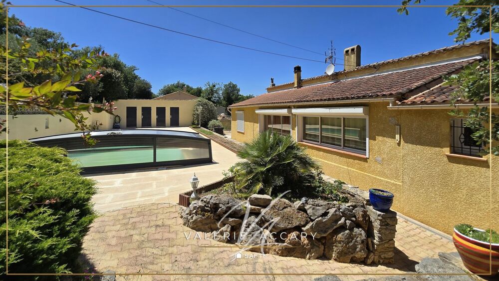 SAINTE-ANASTASIE-SUR-ISSOLE : Villa individuelle de 102 m² sur un terrain de 2283 m² avec piscine, garage, sous-sol...